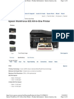 Epson Workforce 633 - Spec