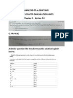 AOA QAU Sample Paper Soln Hints PDF