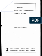 Pengoperasian & Pemeliharaan Peralatan UPR