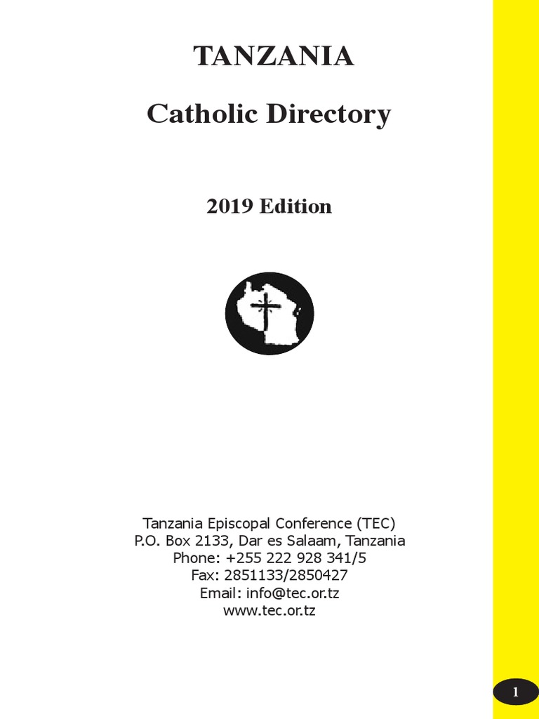 Catholic Directory 2019 Edition PDF Diocese Christian Organizations