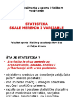 Statistika Skale Merenja Varijable