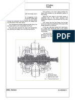 Steam Turbine IP Turbine Description Casing: Double Shell Construction