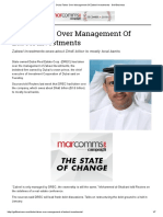 Dubai Takes Over Management of Zabeel Investments - Gulf Business PDF