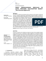 Evaluasi Program Pengawasan Sekolah DI Kabupaten Melawi Provinsi Kalimantan Barat (Implementasi Model Goal Oriented Approach)