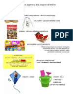 VOCABULARIO VISUAL - Los jugetes y los juegos infantiles