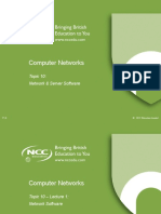 Computer Networks: Topic 10: Network & Server Software