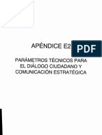 Parámetros técnicos para el diálogo ciudadano y comunicación estratégica