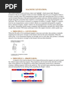 Download MAGNETIC LEVITATION by Ananth Sai Yadav SN49072239 doc pdf