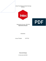 (Matematica Discreta) Operaciones Binarias - Leiscar Trinidad 1077703