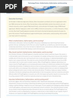 Executive Summary: What Is Authentication, Authorization, and Accounting?