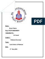 LAND Reforms in Pakistan Have A Long and Somewhat Chequered History