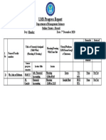 LMS REPORT - 6th Dec 2020 Evening