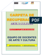 Carpeta de Recuperación - Arte y Cultura - 1° y 2° - Ciclo Vi-Poli