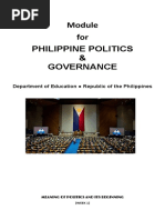 For Philippine Politics & Governance: Department of Education Republic of The Philippines