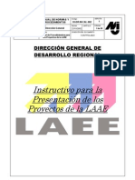 Instructivo Modelo de Proyectos LAEE (Venezuela)