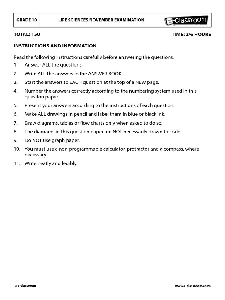 grade 10 life science assignment term 2 memorandum pdf