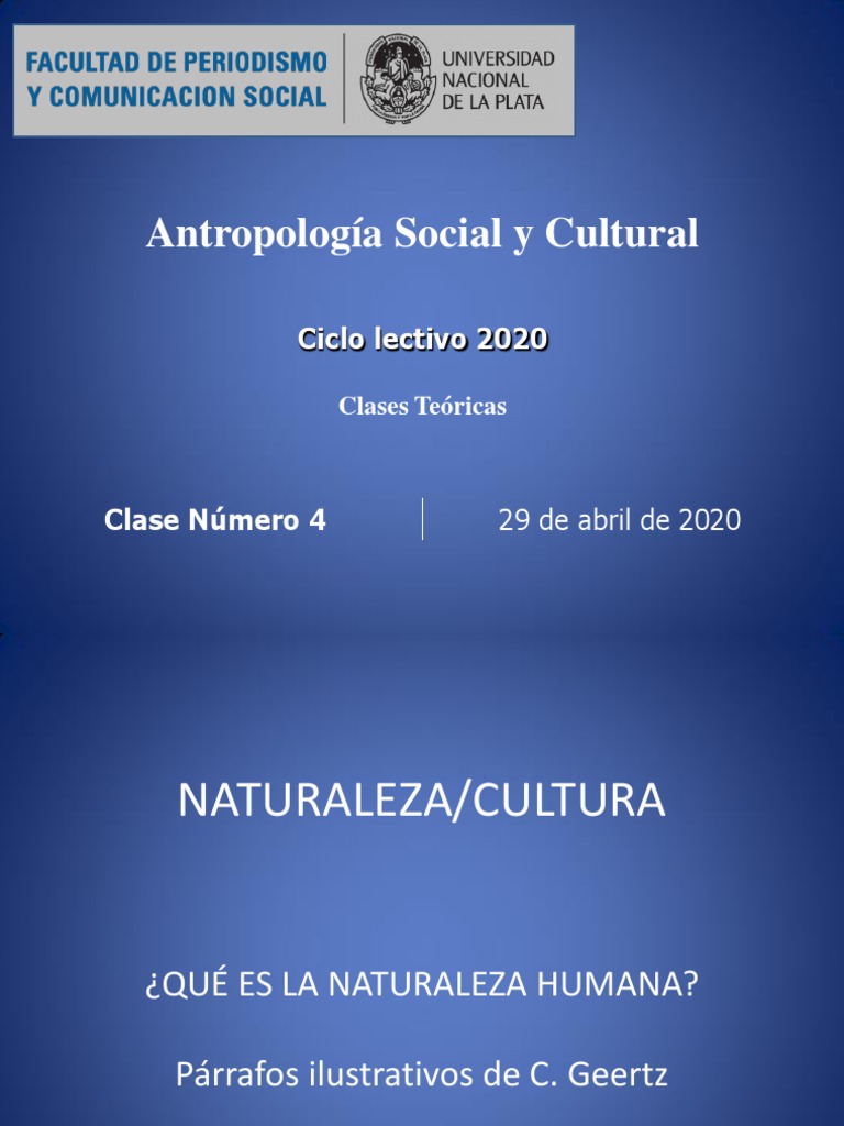 Power Point Teorico 4 Antropologia Social y Cultural PDF