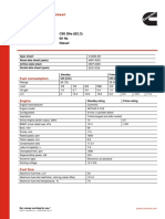 Model: C60 D6e (B3.3) Frequency: 60 HZ Fuel Type: Diesel: Generator Set Data Sheet