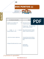 Uso de Los Dos Puntos para Quinto de Primaria