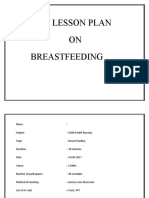 Lesson Plan Breastfeeding PDF