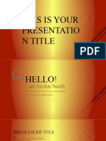 This Is Your Presentatio N Title