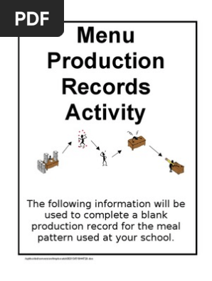 Menu_Production