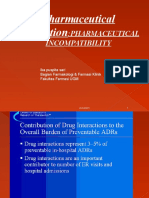 Pharmaceutical Incompatibility 1