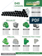 Catalogo Canalizações Agriaço