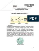 Unidad I - Semana 4 PROTEINAS Aminoácidos PÉPTIDOS-Teoría PDF