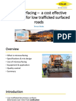 10B - Distin, Trevor - Abstract - Microsurfacing - A Cost Effective Treatment For Low Trafficked Surfaced Roads