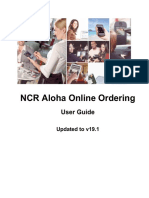 Aloha Online Ordering - User Guide - V19.1