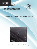 The Pentagon's UAP Task Force - The Begin-Sadat Center For Strategic Studies