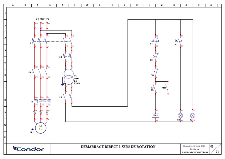 Demarrage Direct 1 Sens de Rotation . | PDF