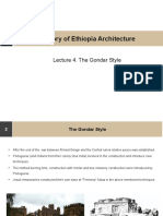 Lecture 6 - The Gondar Style