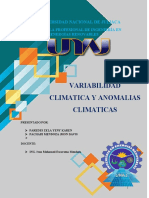 Variabilidad Climatica y Anomalias Climaticas