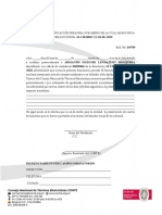 2020, Advirtiéndole Que Contra La Presente Resolución Procede El Recurso de Reposición, El