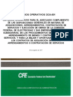 Criterios Operativos DCA-001 para Cumplimiento de DIGs 09-08-17 PDF