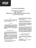 IEEE Guide For Calculation of Fault Currents For Application of AC High-Voltage Circuit Breakers Rated On A Total Current Basis