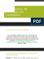 Mecanismos de Participacion Ciudadana