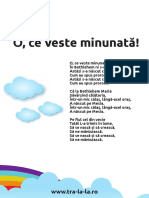 Oce Veste Minunata PDF