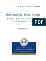 HSD Status Update - Payroll 01-14-21