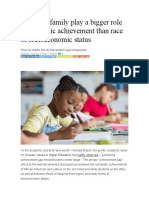 Faith and Family Play A Bigger Role in Academic Achievement Than Race or Socioeconomic Status