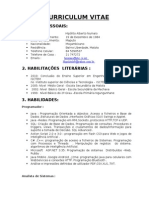 Curriculum Vitae: 1. Dados Pessoais