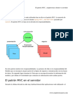 El Patrón MVC, Arquitectura Cliente Vs Servidor