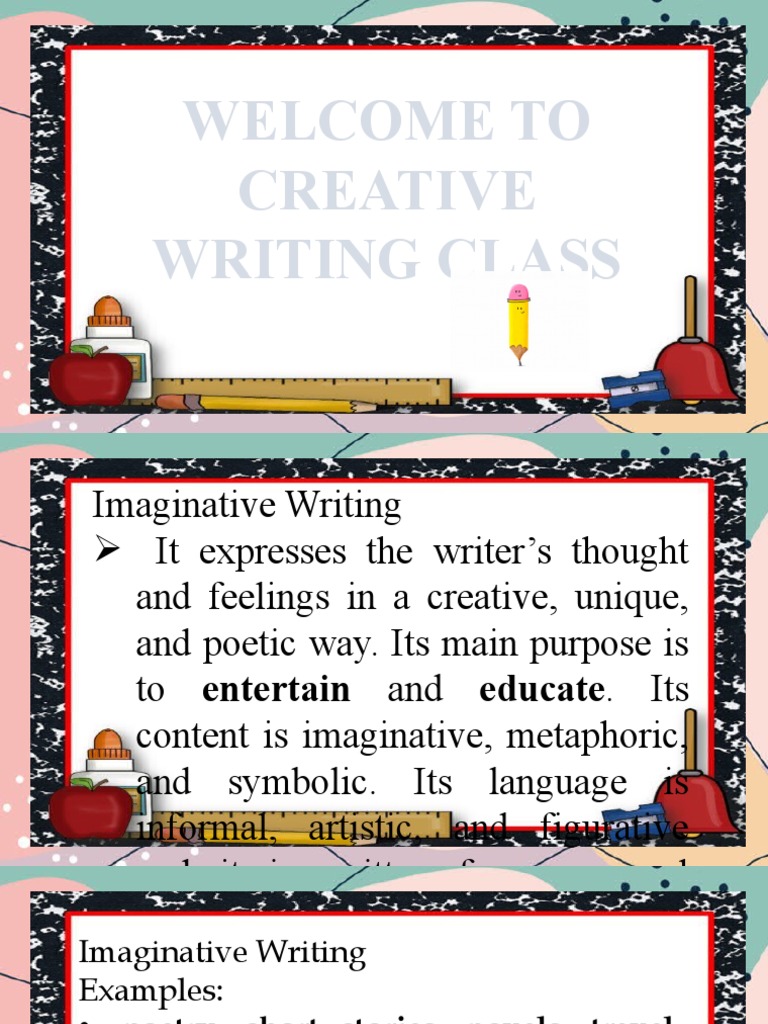Overview of Creative Writing Genres | PDF | Creative Nonfiction | Poetry