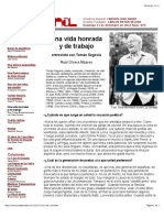 Una vida honrada y de trabajo, entrevista con Tomás Segovia, de Raúl Olvera Mijares, La Jornada Semanal, 11-12-2011