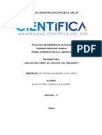 Informe Final - Siglo de Los Cirujanos - Fabricio Alejandro Elías Olivera