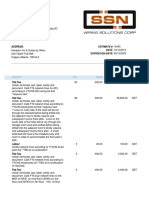 Estimate: SSN Wiring Solutions Corp