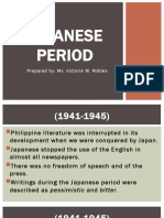 Japanese Period: Prepared By: Ms. Victoria M. Robles