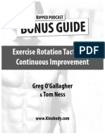 Exercise Rotation Tactics For Continuous Improvement: Greg O'Gallagher Tom Ness